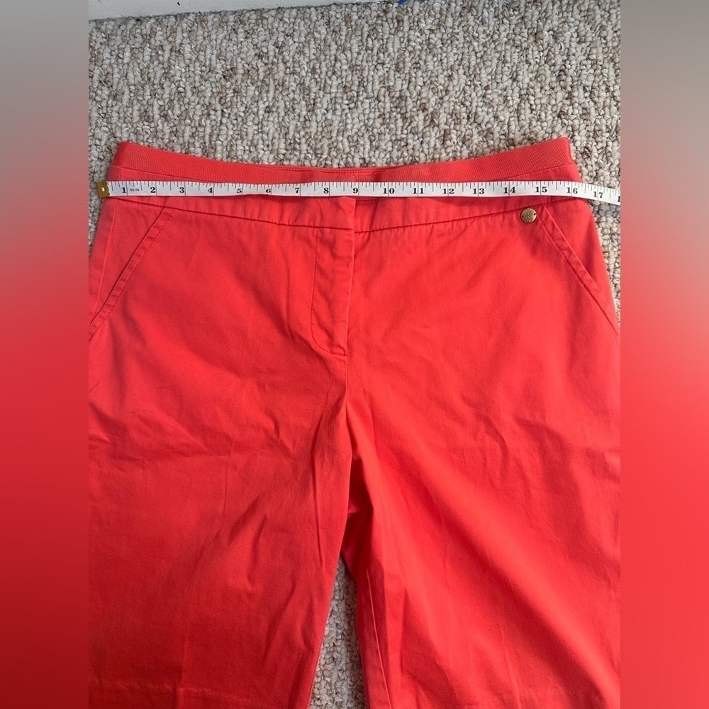 Trina Turk Vibrant Coral Women's shorts size 8 - Picture 5 of 5